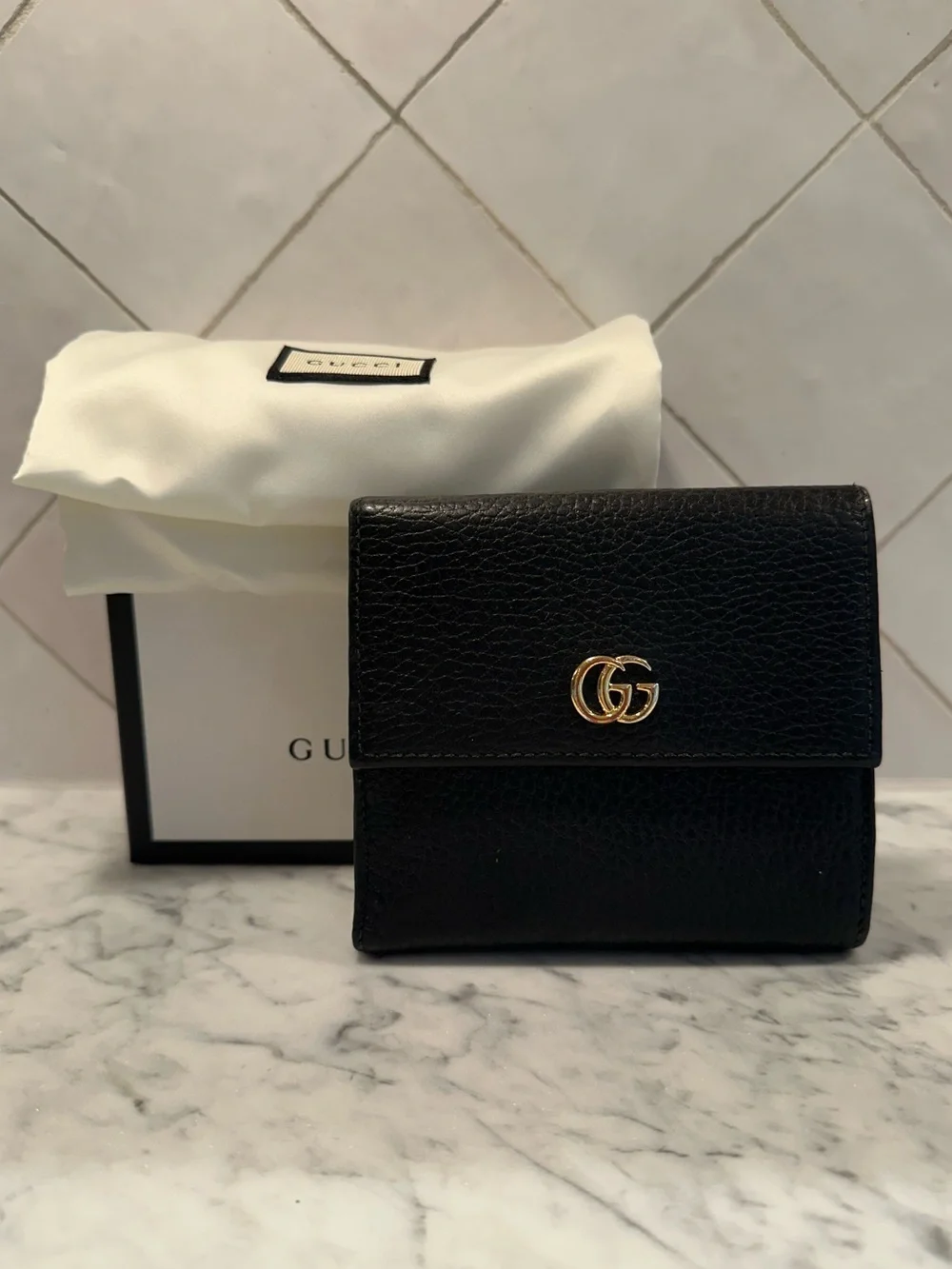 Gucci Bifold Black Leather Wallet